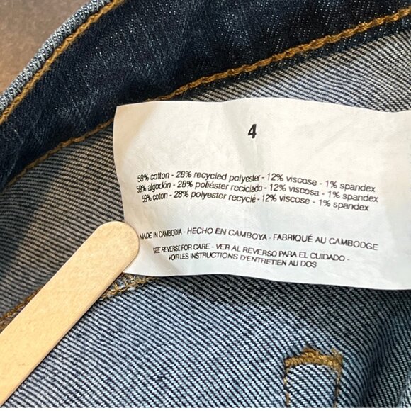 Ella Moss Women’s Straight Leg Jeans Size 4 Classic Blue Denim Casual Fit NWOT - Picture 6 of 9